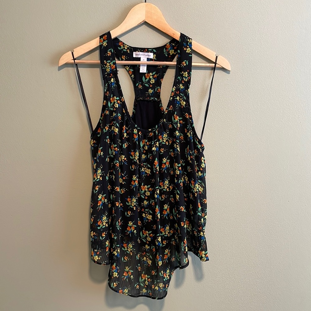 SALE!!- Floral Flowy Tank